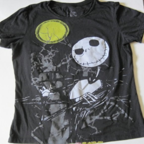 Disney Tops - Nightmare Before Christmas Junior Ladies Tee